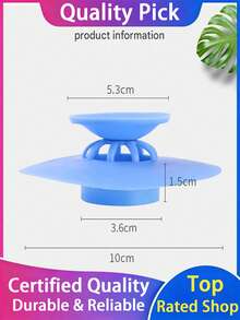 1個/4個裝 2合1廚房必備品，廚房水槽與水槽排水塞，浴室配件，附高級矽膠濾網的浴缸排水塞，防堵塞，彈跳式設計，適用於淋浴、浴缸和水槽的毛髮收集器 - 彩色 - 查看 3