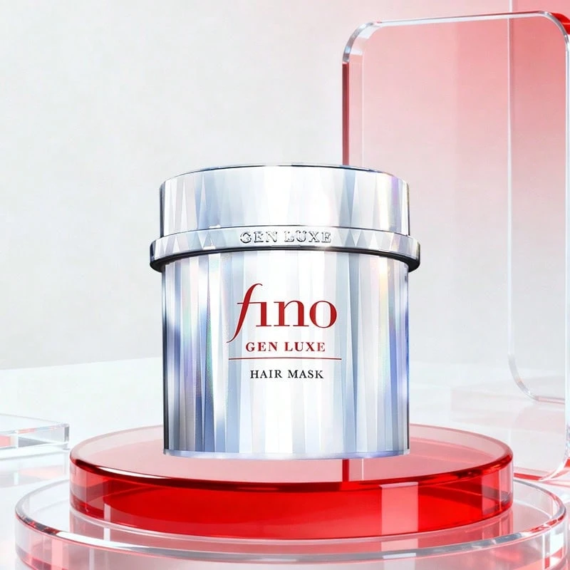 Fino Silver Diamond Hair Mask 200g, Beauty Essence Repair Deep Nourishing Hair Mask for Smooth Shiny Hair - 正裝 - 查看 1