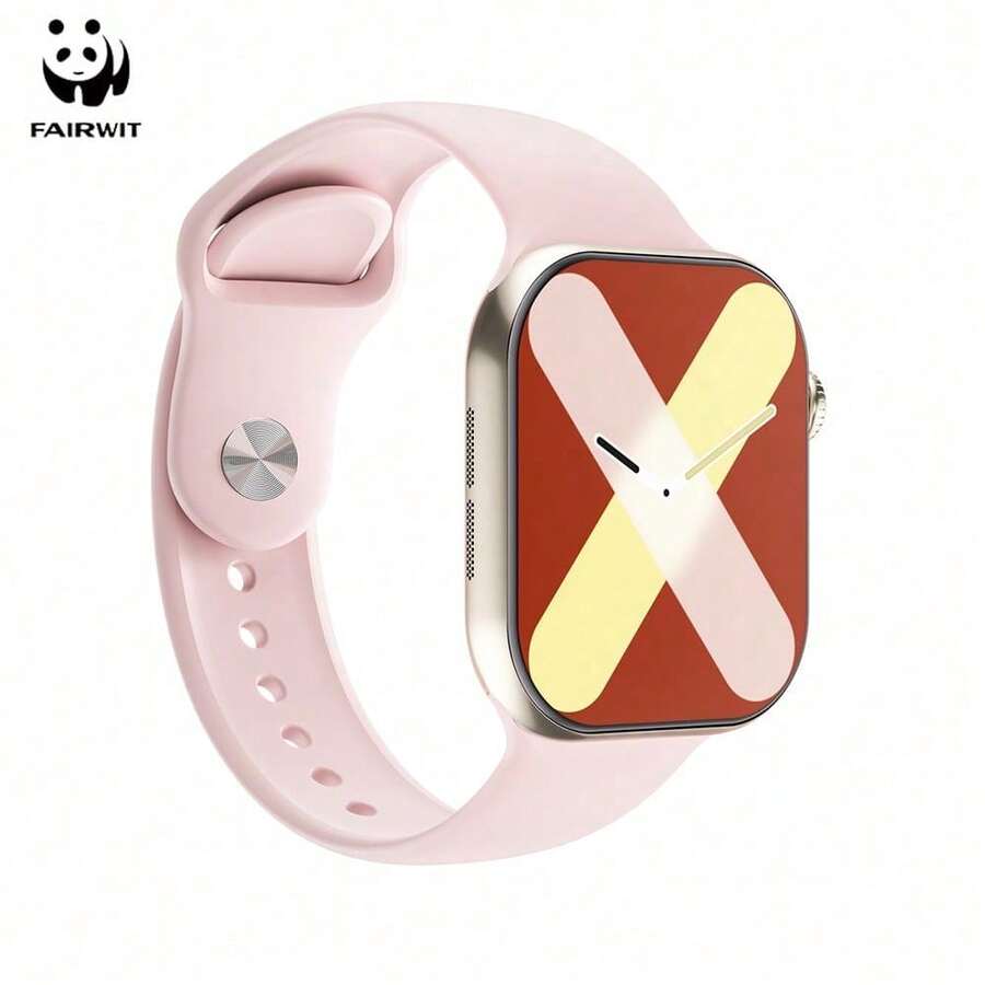 Microwear WATCH 11X Smart Watch, Supports Bluetooth Calling, Message Reminder, NFC Access, Sports Guidance, 3ATM Waterproof For Swimming, 2.08" HD Large Screen AI Watch, Compatible With IOS/Android - Pink - View 1