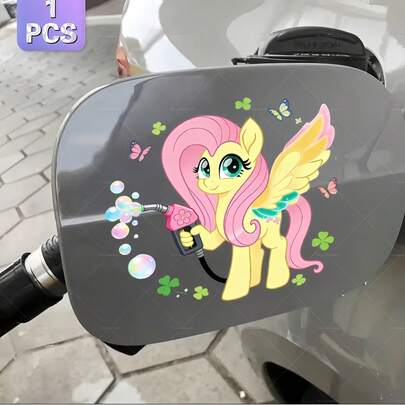  10pcs My Little Pony Car Stickers. These Fashionable Decals Are Versatile And Elegant, Easy To Remove Without Leaving Any Trace. They Are Suitable For Vehicles, Bicycles, And Laptops.