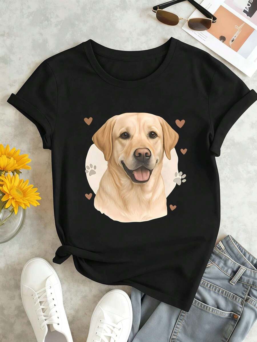 Women T-Shirts - Black - View 1