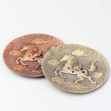 多孔金属香炉托盘，复古青铜风水招财马纹香炉，适用于香薰棒，家居及冥想装饰 - 多色 - 查看 11