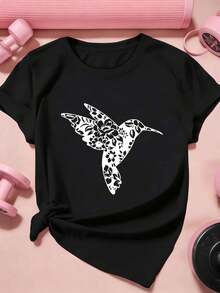 Women T-Shirts - Black - View 2