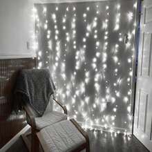 6m/3 Meters Battery Operated LED String Lights For Wedding, Birthday, Party Decoration, Holiday Celebration - Battery Box Curtain Light - View 12