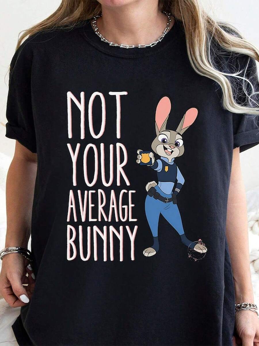 Judy Hopps Not Your Average Bunny T1S1Hirt, Z1ootopia S1Hirt, wor1ld1ld S1Hirt, land Family TR1ip S1Hirt, Birthday Gift T1EE