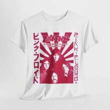 Vintage P1ink Floyd Concert T1EE Retro R1OCk Band Graphic T-Shirt.JPG Camiseta 100% Algodón Unisex - Playera Casual Premium de Corte Cómodo - Blanco - Ver 1