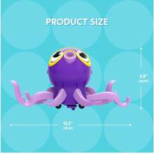 SYNCFUN - Dancing Octopus Bubble Machine, Full Rotating Movement And Automatic Avoidance, Cute Bubble Machine Blower With Solution Refills For Kids - Purple - View 7