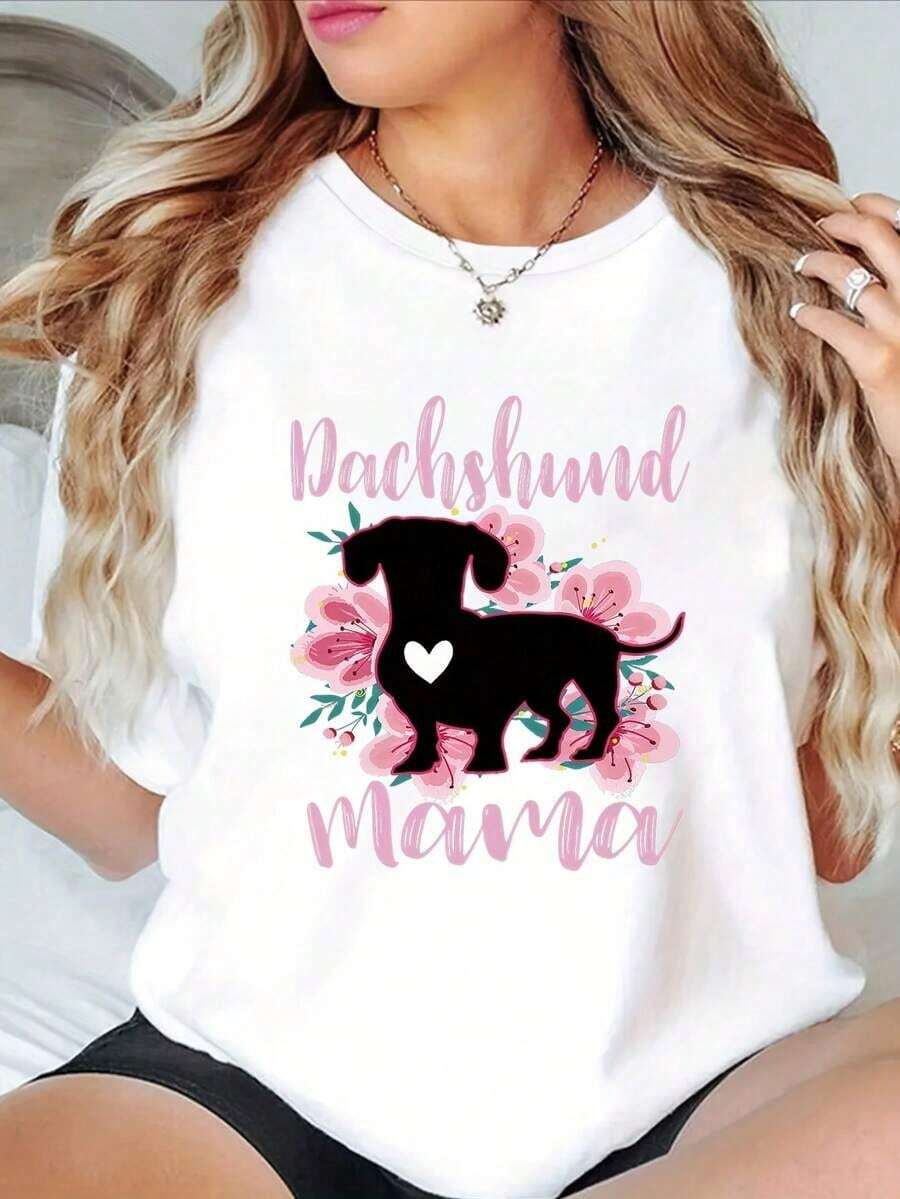 Camiseta de Mujer con Estampado Geométrico para el Día de la Madre, Cuello Redondo, Manga Corta, Lavable a Máquina, Perfecta para el Verano, 100% Algodón, Día de la Madre, Estampado Casual de Algodón, Uso Diario en Casa, Vacaciones de Verano, Ropa Y2k, Trajes de Mujer, Conjunto Casual, Moda, Casual, Estilo Deportivo Relajado, Tallas Grandes, Ajustes Elegantes, Ajustes Elegantes con Telas de Alta Calidad, Ropa de Algodón para Mujer, Top para Mujer, Tops Bonitos, Ropa de Verano para Mujer, Top de Mujer, Ropa de Verano para Mujer, 100% Algodón, Ropa Bonita, Tops Casuales, Transpirable y Cómoda. - Blanco - Ver 1