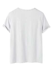 Camiseta de Manga Corta para Mujer con Estampado de Labios, Estilo Vacacional, Primavera-Verano 2024, Transpirable y Cómoda - Predeterminado 2 - Ver 2