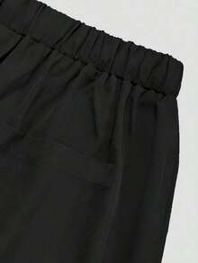 Conjunto de uniforme azul marino para mujer, hecho de tela de alta calidad y transpirable, adecuado para deportes, enfermería y trabajo, con bolsillos, perneras acampanadas, conjunto de uniforme de moda, adecuado para clínicas dentales, conjunto de unifor - Negro - Ver 10