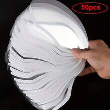 50/100 piezas Protector facial transparente desechable, máscara protectora para microblading, salón de belleza, spa, peluquería - transparente - Ver 8