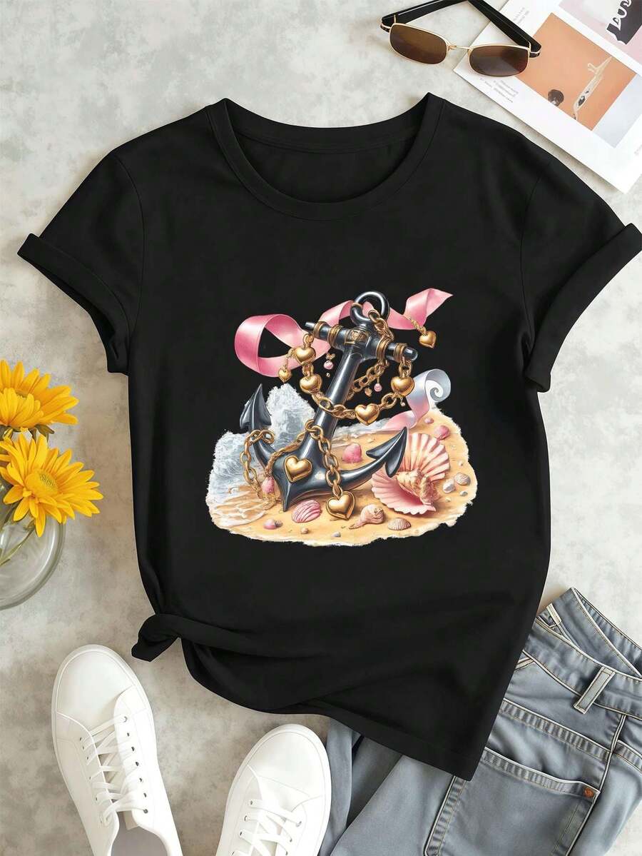 Women T-Shirts - Black - View 1