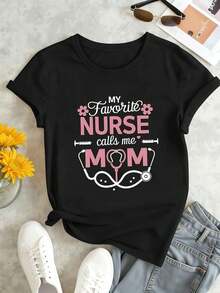 Women T-Shirts - Black - View 1