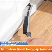 8pcs/5pcs/3pcs/1pc Set Multi-Functional Long Handle Cleaning Brush | Gap Cleaning Brush, Multi-Purpose Cleaning Tool Brush, Bathroom Gap Brush, Mini Cleaning Brush, Tile Grout Brush, Kitchen Cleaning Brush, Stainless Steel Cleaning Tool, No Electricity Required; Suitable For Living Room, Bedroom, Bathroom, Kitchen And Furniture Cleaning. Medium Hardness Handle, Powerful Stain Removal, Home Essential. - A - View 10
