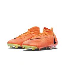 Nike Phantom Luna Elite Round Toe Lace-Up FG (Gum Spikes) Natural Grass Soccer Boots Unisex Orange - FN8408-800 - View 2