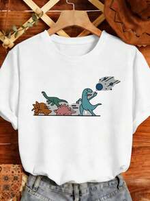 Women T-Shirts - White - View 2