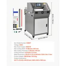 Paper Shredders - 46 cm (18 Zoll), 60 mm - View 11