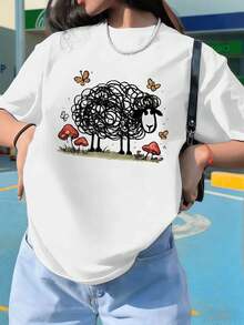Women T-Shirts - White - View 1