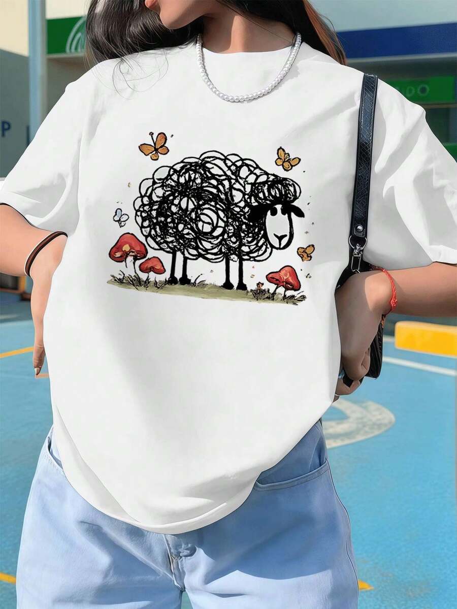Women T-Shirts - White - View 1