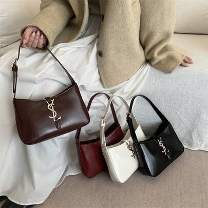 French-Style Light Luxury Handbag For Women, 2025 Winter New Model, Stylish And Versatile Shoulder Bag, Commuter Underarm Bag