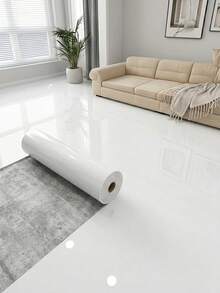 Glossy Floor Renovation Sticker - Removable And Peelable Vinyl Floor And Wall Sticker, Wear-Resistant, Waterproof, Stain-Resistant, Easy To Clean And Maintain, Suitable For Bathroom, Kitchen, Living Room, Bedroom, RV Renovation And Decoration - Floor Stickers - View 5