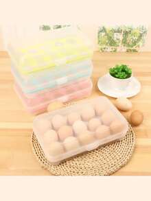 Plastic Egg Organizer Box For 15 Eggs - View 4
