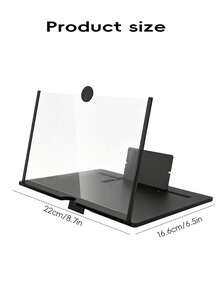 New High-Definition Mobile Phone Screen Magnifier With Foldable Stand - 10/12 Inch Desktop Video Magnifier. Suitable For Various Models. Convenient To Carry. - Multicolor - View 7