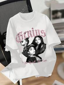 Camiseta de talla grande - Blanco - Ver 12