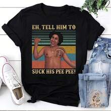 Eh, dile que chupe su camiseta vintage unisex de Pee Pee, camisa vintage Miklo, camisa , camisa divertida, camisa Bound By Honor Camiseta 100% Algodón Unisex - Playera Casual Premium de Corte Cómodo - Negro - Ver 1