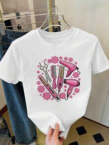 Women T-Shirts - White - View 2