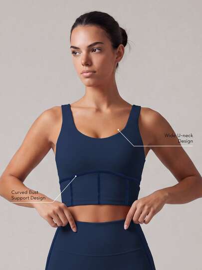 Sodalemon 女士纯色天鹅绒饰边运动吊带背心，带可拆卸胸垫，瑜伽健身背心，无袖运动上衣，适合健身房训练