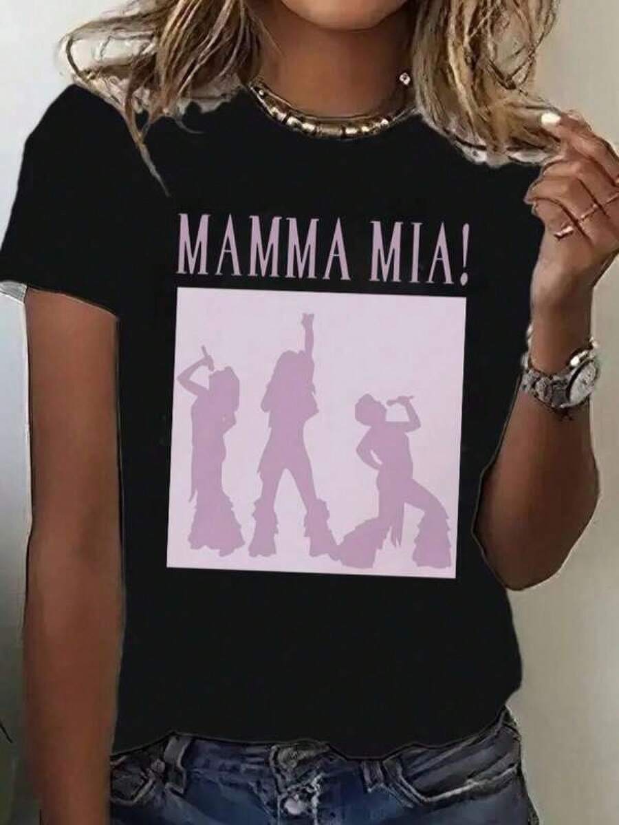 Women T-Shirts - Black - View 1