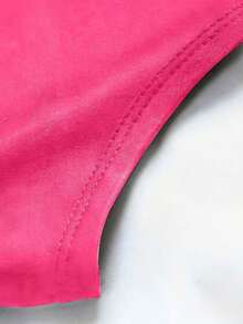 1 Piece Women's Plus Size Casual T-Shirt With Pink Heart Print - Round Neck, Fashionable Ladies Clothing, Lightweight And Breathable, Holiday Outfits For Women, Summer Outfits For Women, 180g 100% Cotton. - 黑色 - 查看 11
