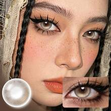 11 Pairs Of Colored Contact 1enses, Offering A Variety Of Color Options. Inc1udes A Contact Lens Case And Wearing Tools, Suitable For Year-Round Use, Ideal For Eye Makeup, Cosplay, Holiday Costume Parties, Halloween - 彩色 - 查看 9