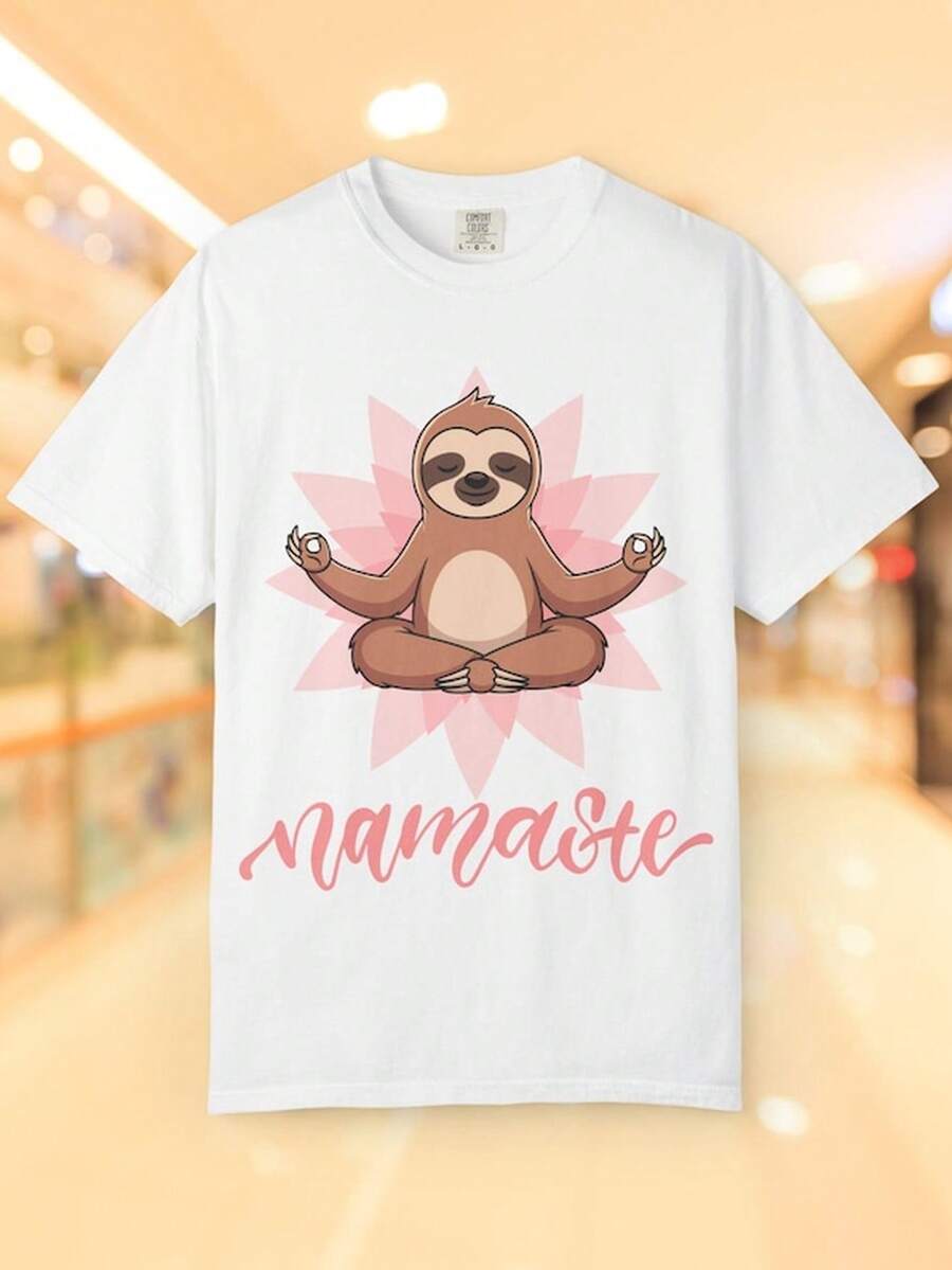 Meditando otro T1S1Hirt Namaste Yoga Animal T1EE