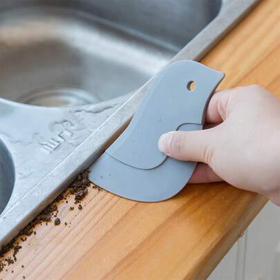 6 chiếc dụng cụ cạo hình chim cánh cụt dẻo, dụng cụ cạo dầu mỡ, dụng cụ nhà bếp gia dụng để làm sạch vết dầu mỡ và vết bẩn khi nướng bánh, dụng cụ nhà bếp thiết thực và tiện lợi.