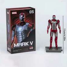 Marvel 漫威钢铁侠收藏人偶——4英寸和7英寸艺术雕像及可动模型，绝佳的礼物之选 - 彩色 - 查看 13
