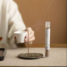 多孔金属香炉托盘，复古青铜风水招财马纹香炉，适用于香薰棒，家居及冥想装饰 - 多色 - 查看 10