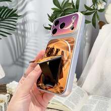 Ốp điện thoại họa tiết lạc đà sa mạc, phù hợp với dòng 17 Pro Max/ 17/ 17 Pro/16 Pro Max/IP16 Pro/IP16/IP15 Pro Max/IP15 Pro/IP15/IP14 Pro Max/IP14 Pro/IP14/IP13 Pro Max/IP13 Pro/IP13/IP12 Pro Max/IP12/IP11, ốp điện thoại gập từ tính đa năng mới dành cho doanh nhân. - Bạc - Xem 3