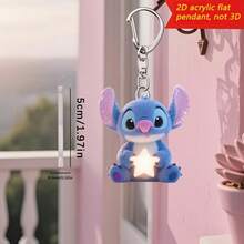 Disney [Móc khóa phẳng 2D] 1 chiếc, mẫu mới 2026, móc khóa chất liệu acrylic phẳng 2D, móc khóa acrylic 2D hình ngôi sao phát sáng mới, móc khóa thiết thực, đẹp và độc đáo, vòng chìa khóa, quà tặng ngày lễ trang trí mặt dây chuyền chìa khóa, móc khóa xe hơi, móc khóa ba lô và ví. Rất thích hợp cho các dịp như Ngày Valentine, Lễ Phục Sinh, Lễ Tạ Ơn, Giáng Sinh, v.v. - Nhiều màu - Xem 4
