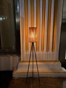 1件波西米亞風太陽能LED落地燈，手工編織藤編燈罩配鐵製三腳架，防水室內外雙用燈，露台陽台花園庭院裝飾，夏季假期裝飾禮物，室內外居家翻新 - 多色 - 查看 12