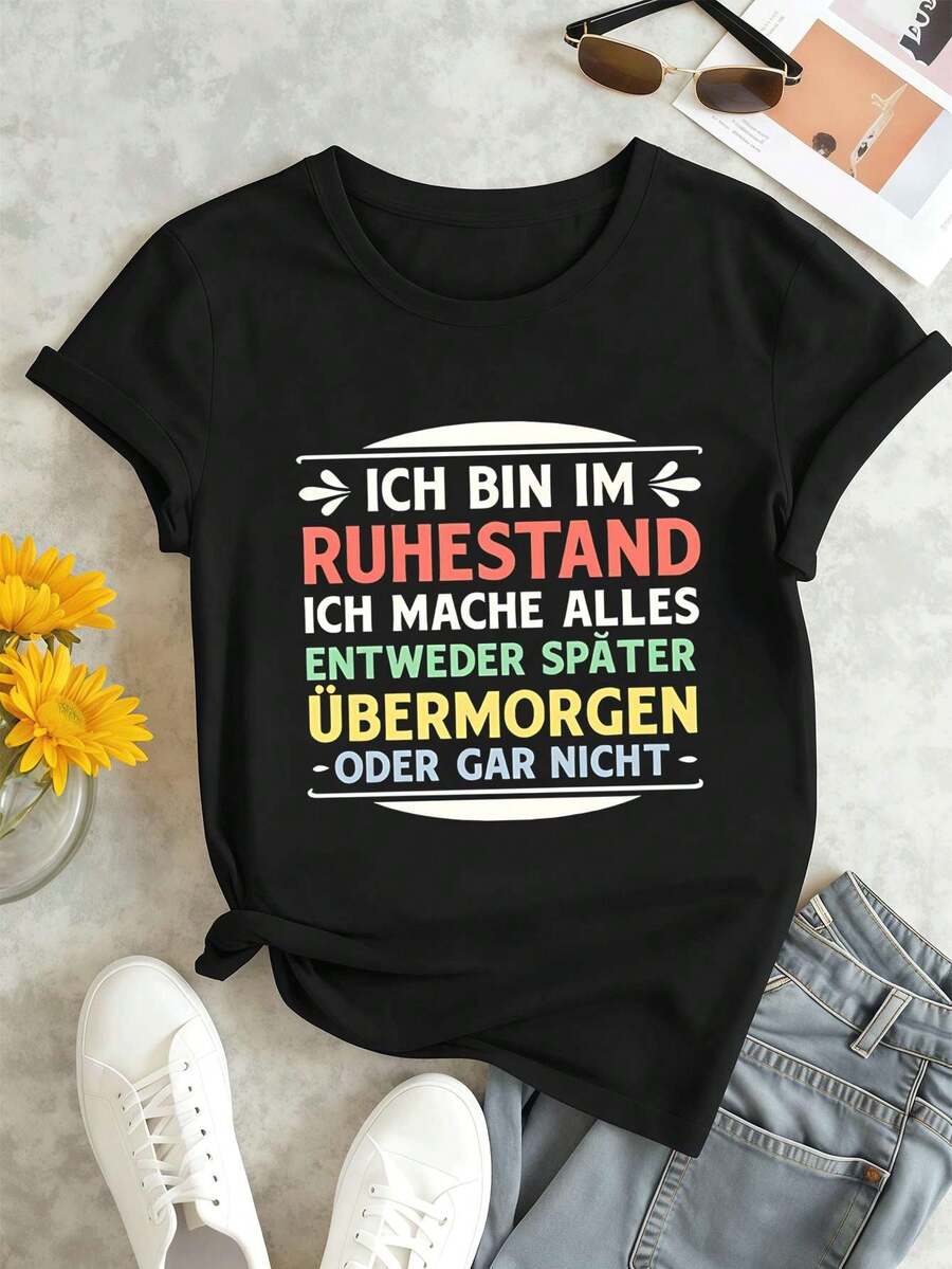Women T-Shirts - Black - View 1