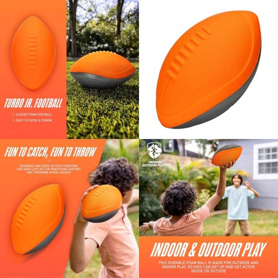sa Nerf N-Sports Turbo Jr. Footballfv - como en la foto - Ver 1