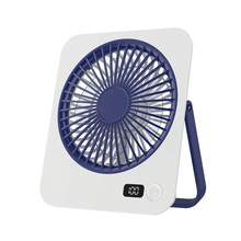 1件超靜音迷你桌面風扇，強風便攜式壁掛風扇，USB充電薄型冷卻風扇，長續航，適用室內外 - A - 查看 12