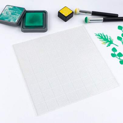 Small/Large Low Viscosity Mesh Mixing Pad, Transparent Photosensitive Resin Processing Pad, Used For Cutting, Pasting Books And Making Templates