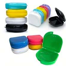 1/2pcs Dental Retainer Case, Denture Box, Orthodontic Appliance Storage Container - Multiple Styles - View 8