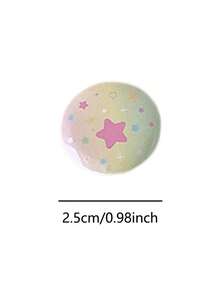 6 PCS 25mm Mini Sticker Badge Cartoon Cute Backpack Decoration Pin Student DIY Clothing Accessory Patch - Multicolor - View 4