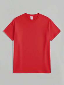 Women's Clothing 1 Piece Plus Size 100% Cotton T-Shirt For Women, Printed With Tropical Floral Designs, Sea Turtles And Coconuts, Perfect For Hawaii Vacations, Beach Parties, Summer Trips And Creating A Relaxed Island Vibe. - 紅色 - 查看 3