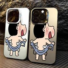 Handyhülle mit vintage Anime-Design kompatibel mit iPhone12 Mini/Air/11 Pro/11 Pro Max/13 Mini/16 Pro Max/17/13 Pro/16/13 Pro Max/13/14 Plus,  Galaxy S22 Ultra 5G/ 15 pro/ Galaxy S23 Ultra, vintage anime design cooles anime design retro anime stil klassischer anime stil. - Silber - Übersicht 2