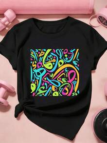 Women T-Shirts - Black - View 2